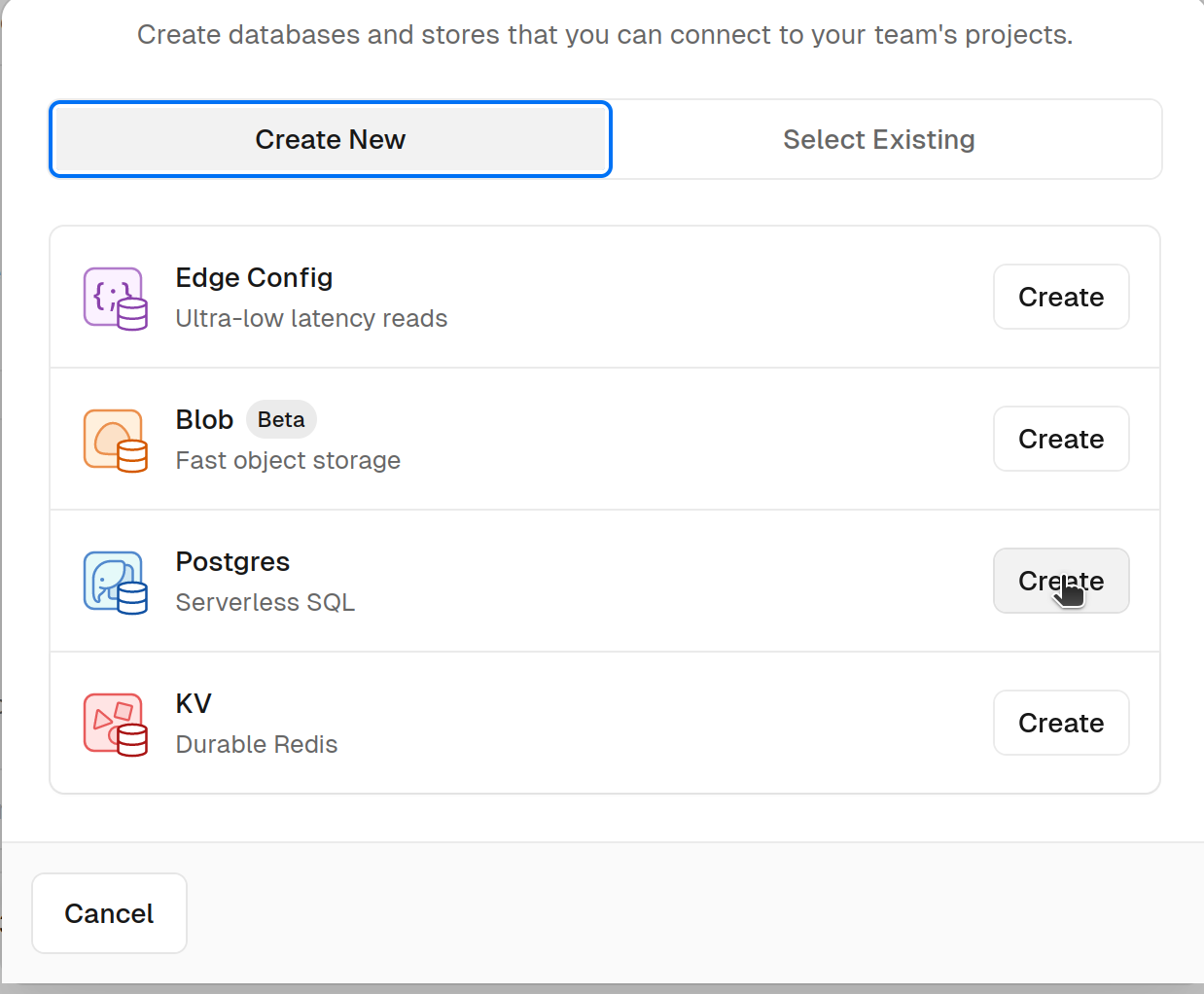 Create postgres location